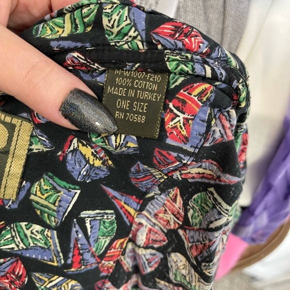 Vintage Cotton Nautical Sailboat Robe Sailing 80’s One Size Multicolor - Picture 4 of 4